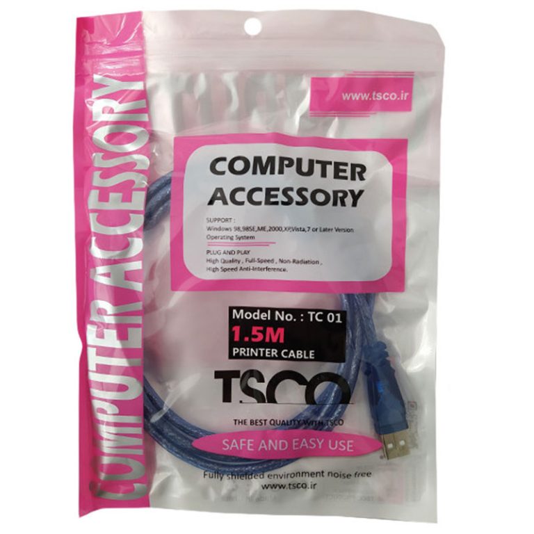 کابل پرینتر USB تسکو مدل TC 01