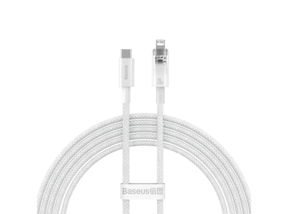 کابل 20W تبدیل Type-C به Lightning باسئوس-  cable USB-C Lightning  1m