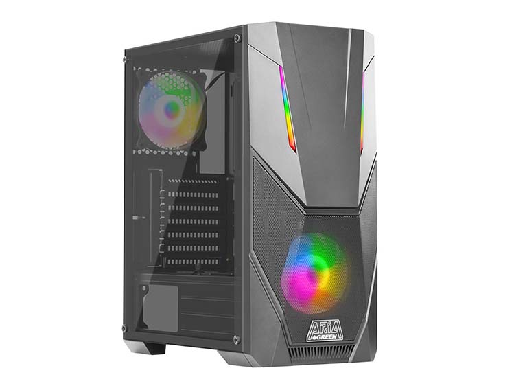کیس کامپیوتر گیمینگ گرین مدل ARIA
